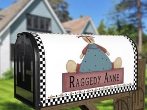 Primitive Country Raggedy Anne Decorative Curbside Farm Mailbox Cover