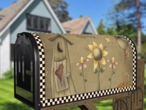 Primitive Country Cute Chicken - Welcome Decorative Curbside Farm Mailbox Cover