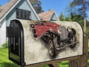 Beautiful Old Car #2 Decorative Curbside Farm Mailbox Cover
