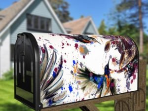 Pretty Hummingbirds Decorative Curbside Farm Mailbox Cover