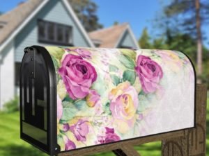 Shabby Chic Garden #16 Decorative Curbside Farm Mailbox Cover