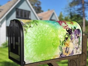 Shabby Chic Garden #12 Decorative Curbside Farm Mailbox Cover