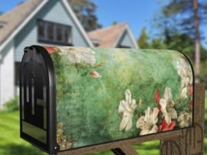 Shabby Chic Garden #7 Decorative Curbside Farm Mailbox Cover