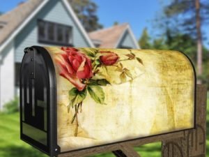Shabby Chic Garden #2 Decorative Curbside Farm Mailbox Cover