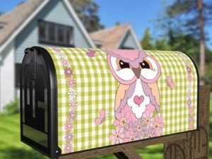 Cute Grumpy Owl #4 Decorative Curbside Farm Mailbox Cover