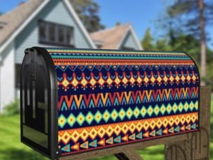 Inca Design #9 Decorative Curbside Farm Mailbox Cover