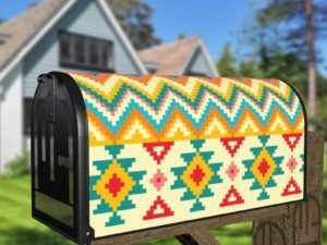 Inca Design #7 Decorative Curbside Farm Mailbox Cover