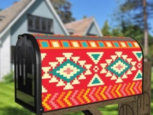 Inca Design #6 Decorative Curbside Farm Mailbox Cover