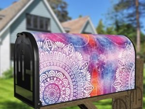 Beautiful Mandalas Decorative Curbside Farm Mailbox Cover