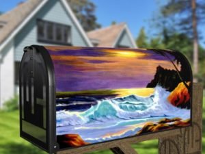 Tropical Wind Decorative Curbside Farm Mailbox Cover