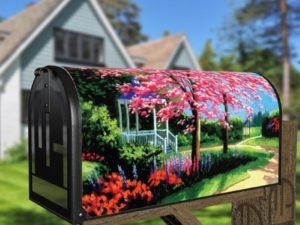 Oriental Garden Decorative Curbside Farm Mailbox Cover