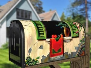 Mediterranean Fiesta #2 Decorative Curbside Farm Mailbox Cover