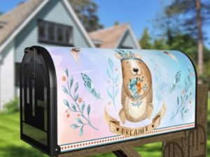 Cute Ethnic Bear - Dreamer Decorative Curbside Farm Mailbox Cover