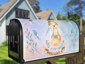 Cute Ethnic Fox - Dreamer Decorative Curbside Farm Mailbox Cover