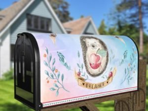 Cute Ethnic Hedgehog - Dreamer Decorative Curbside Farm Mailbox Cover