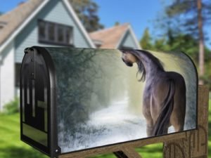 Beautiful Horse #4 Decorative Curbside Farm Mailbox Cover