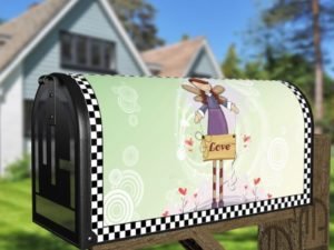 Angel of Love Decorative Curbside Farm Mailbox Cover