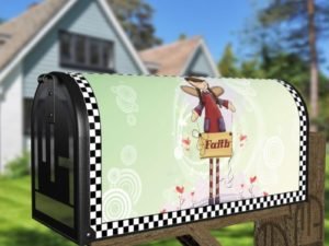 Angel of Faith Decorative Curbside Farm Mailbox Cover