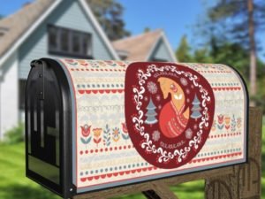 Christmas - Scandinavian Tale #7 Decorative Curbside Farm Mailbox Cover