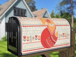 Christmas - Scandinavian Tale #3 Decorative Curbside Farm Mailbox Cover
