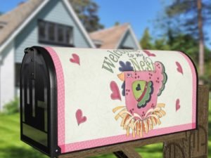 Welcome to my Nest Chicken Decorative Curbside Farm Mailbox Cover