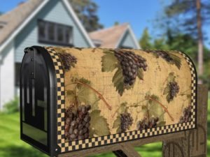 Juicy Fruit - Grapes Decorative Curbside Farm Mailbox Cover