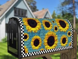 Beautiful Sunflowers #3 Decorative Curbside Farm Mailbox Cover