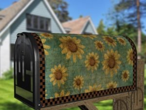 Beautiful Sunflowers #2 Decorative Curbside Farm Mailbox Cover