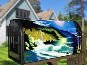 Moonlight above the Sea Decorative Curbside Farm Mailbox Cover
