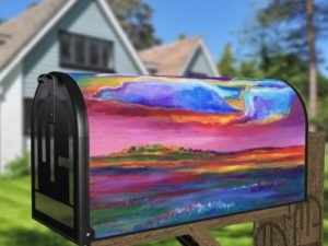 Beautiful Fantasy Landscapes #1 Decorative Curbside Farm Mailbox Cover