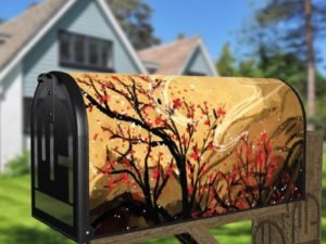 Windy October Sunset Decorative Curbside Farm Mailbox Cover
