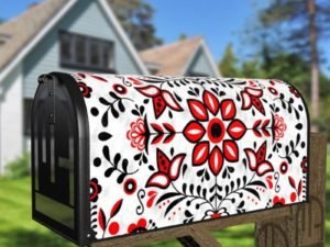 Beautiful Ethnic Native Boho Folk Design #1 Decorative Curbside Farm Mailbox Cover