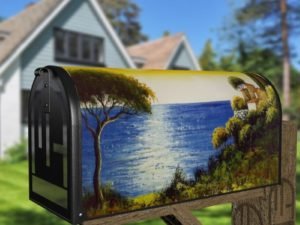 Seaside in Tuscany Decorative Curbside Farm Mailbox Cover