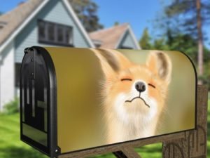 Cute Spring Fox #2 Decorative Curbside Farm Mailbox Cover