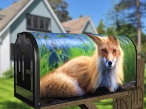 Beautiful Young Fox Decorative Curbside Farm Mailbox Cover