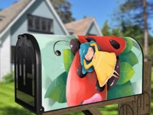 Little Ladybug Fairy Decorative Curbside Farm Mailbox Cover