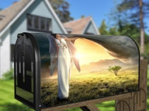 Angel of Dawn Decorative Curbside Farm Mailbox Cover