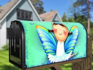 Cute Little Dancing Butterfly Fairy Decorative Curbside Farm Mailbox Cover