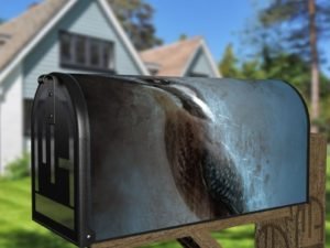 Twilight Kingfisher Decorative Curbside Farm Mailbox Cover
