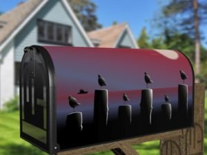 Gulls in the Sunset Decorative Curbside Farm Mailbox Cover