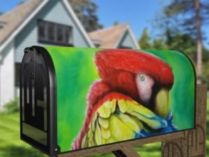 Beautiful Parrot Decorative Curbside Farm Mailbox Cover