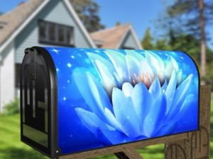 Twilight Lily Pad Decorative Curbside Farm Mailbox Cover