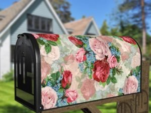 Victorian Rose Bouquets #2 Decorative Curbside Farm Mailbox Cover