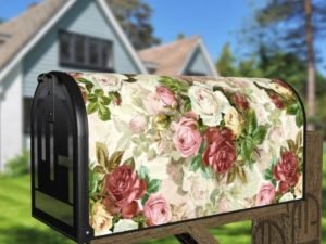 Victorian Rose Bouquets #4 Decorative Curbside Farm Mailbox Cover
