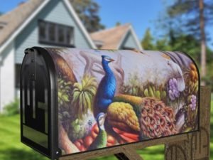Birds in a Blooming Forest Decorative Curbside Farm Mailbox Cover