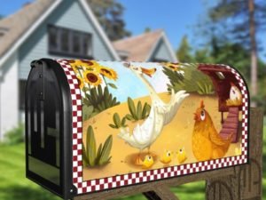 Welcome to the Farm Decorative Curbside Farm Mailbox Cover
