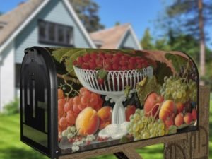 Beautiful Still Life with Juicy Fruit #9 Decorative Curbside Farm Mailbox Cover