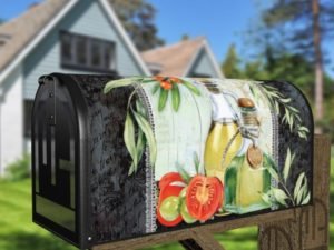 Beautiful Kitchen Design with Olives #1 Decorative Curbside Farm Mailbox Cover