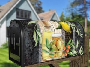 Beautiful Kitchen Design with Olives #2 Decorative Curbside Farm Mailbox Cover