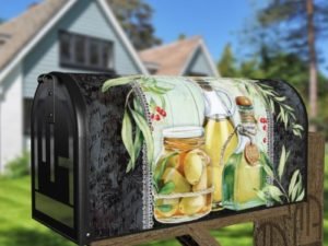 Beautiful Kitchen Design with Olives #4 Decorative Curbside Farm Mailbox Cover
